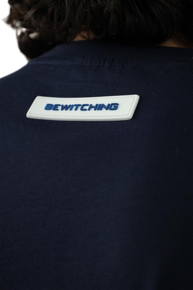 Nave Blue With Line T-shirt