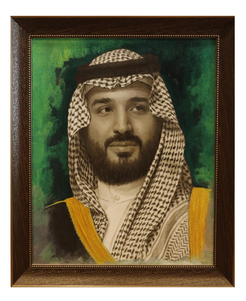 لوحة صاحب السمو الملكي الأمير محمد بن سلمان