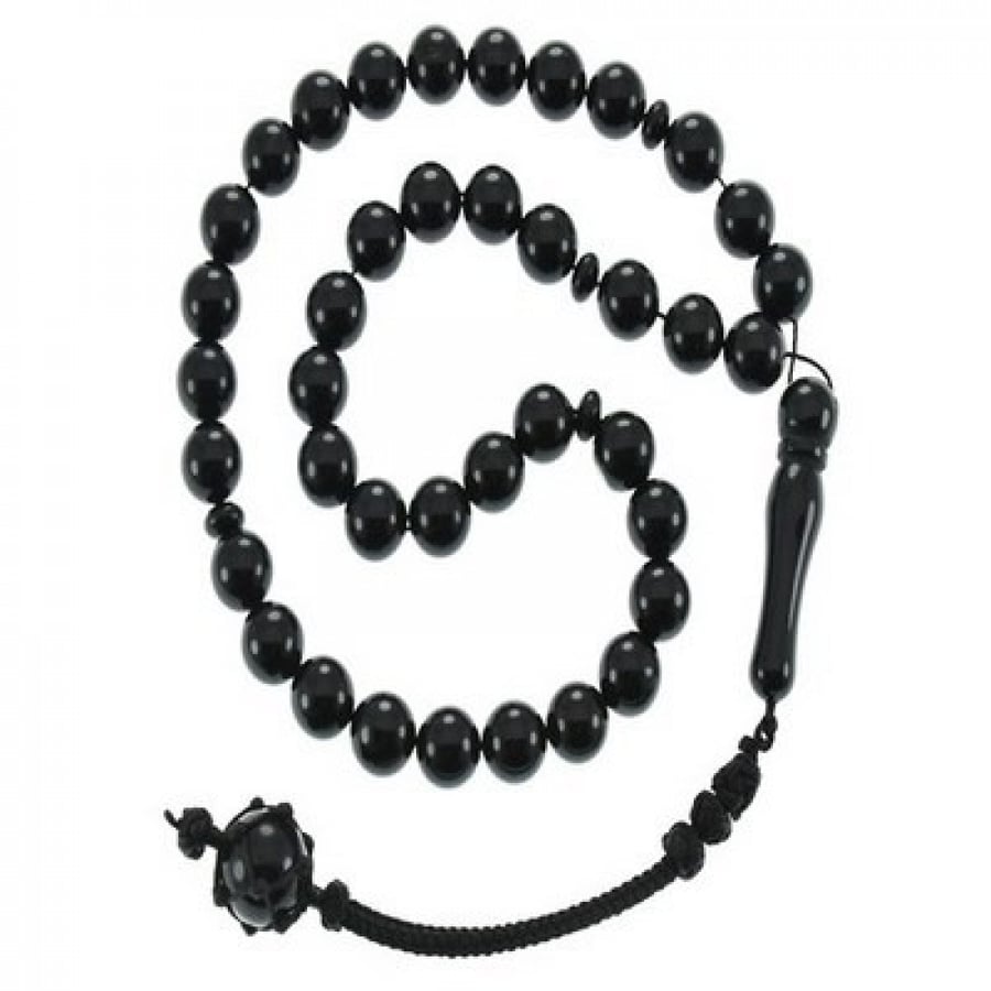 Black Calais rosary