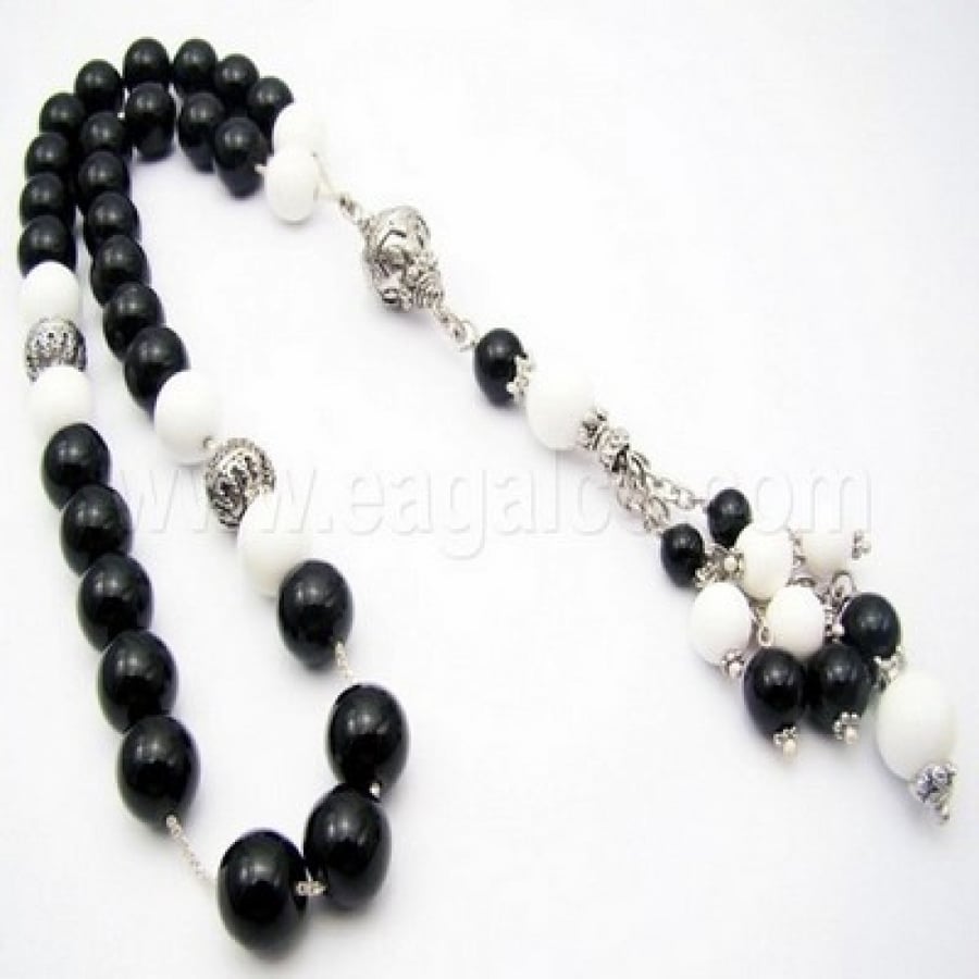 Round onyx prayer beads