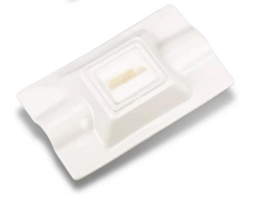 Ceramic cigar lighter with a unique design. Distinctive home decor
