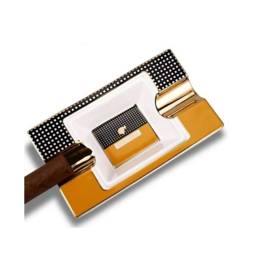 Ceramic cigar lighter with a unique design. Distinctive home decor