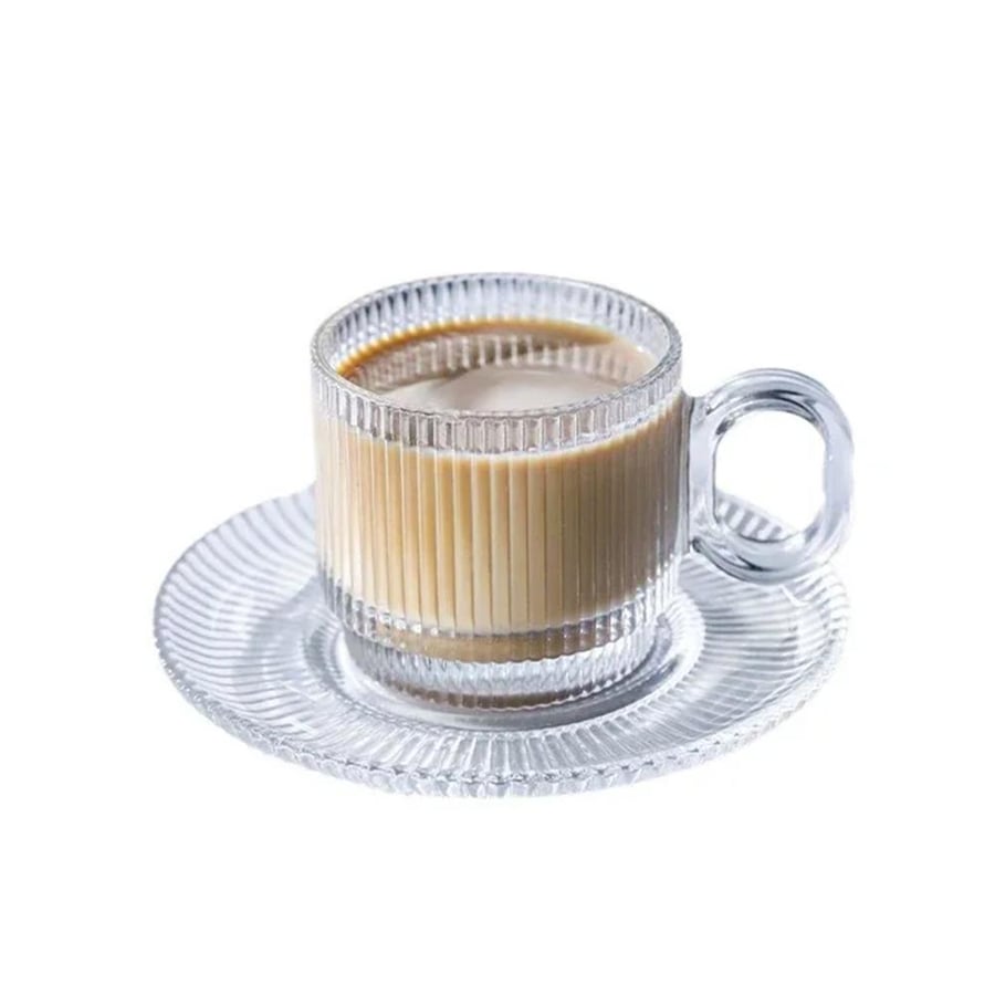 طقم قهوة تركي زجاج 6حبة