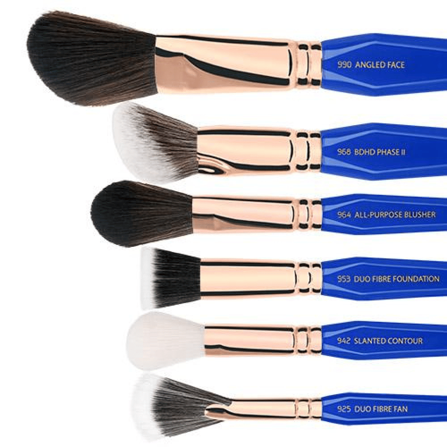 Bediolium face and eye makeup brush set 15 pieces