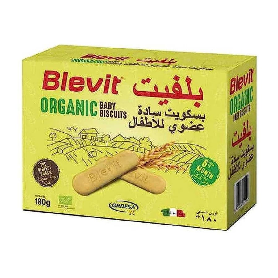بليفيت بسكويت ساده عضوي للاطفال 180 جرام
