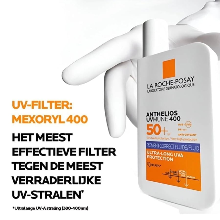 واقي شمس سائل ضد التصبغات و البقع الداكنة انثيليوس SPF 50 + من لاروش بوزيه - 50مل