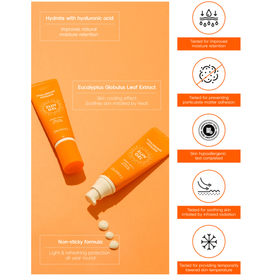 Calm sun gel set with hyaluronic acid 50 g + 20 g
