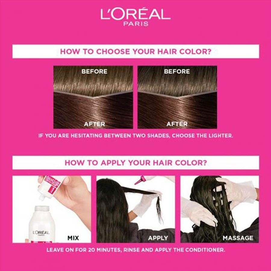 L'Oréal Paris Casting Creme Gloss Hair Dye - Light Brown 500