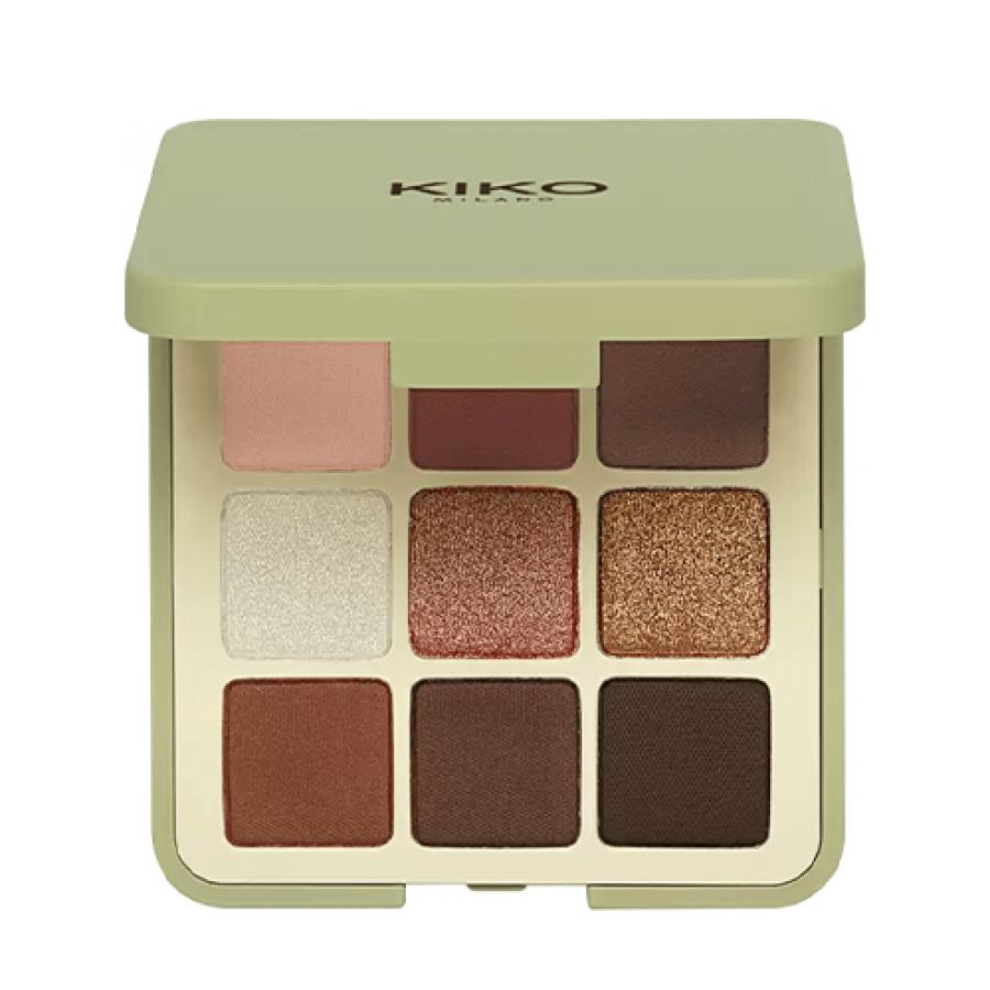 Kiko Milano eyeshadow color collection Green Me Cool Spice 101