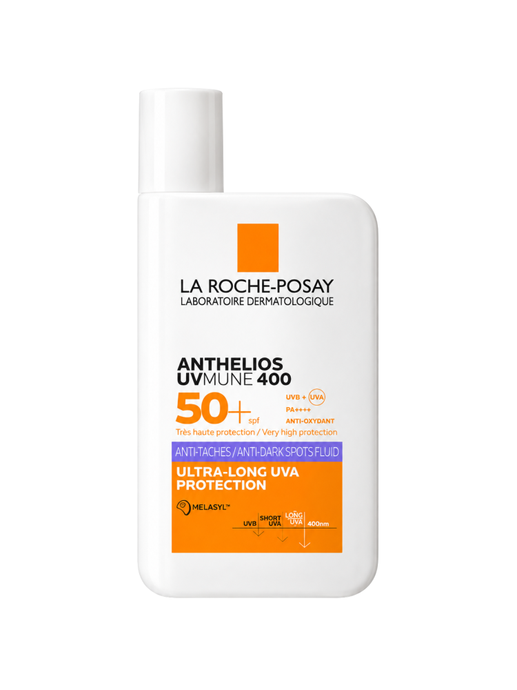 واقي شمس سائل ضد التصبغات و البقع الداكنة انثيليوس SPF 50 + من لاروش بوزيه - 50مل