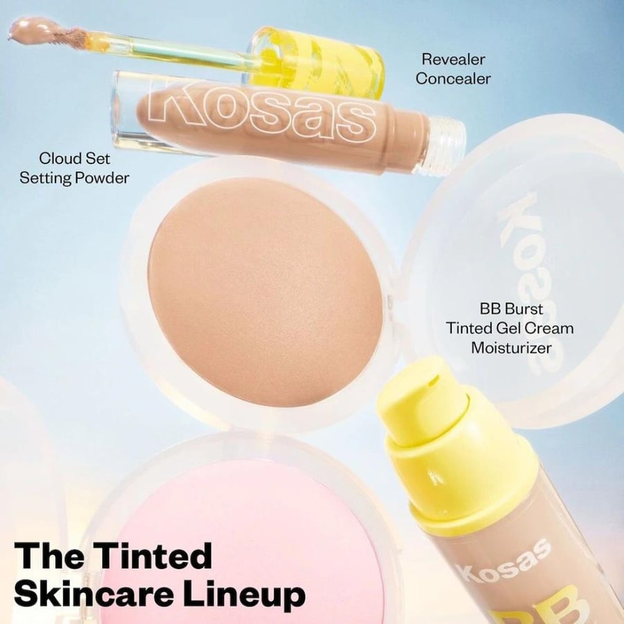 Cloud Set Powder for skin smoothing and makeup setting Dreamy - transparent rich deep