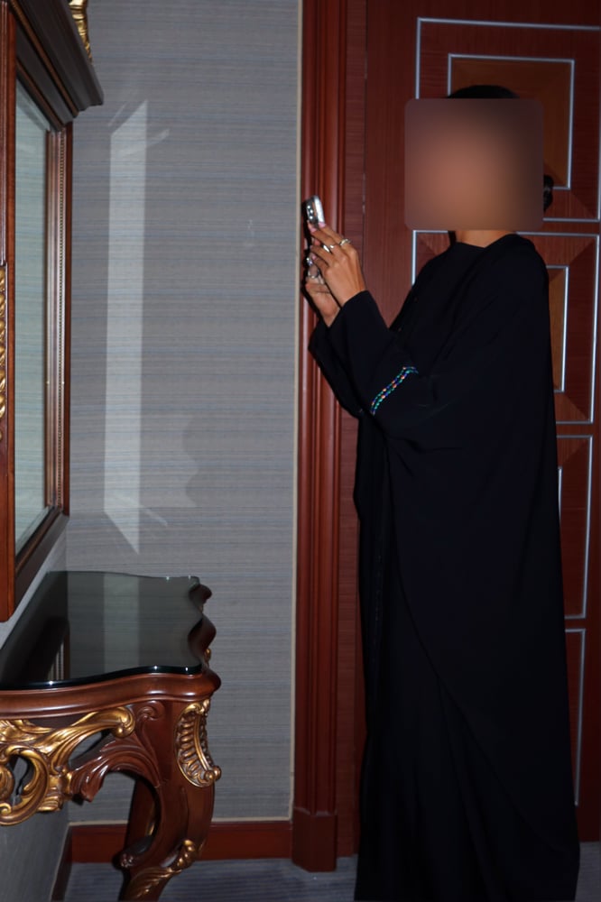 Half Bisht – Black with Multicolor Side Embroidery