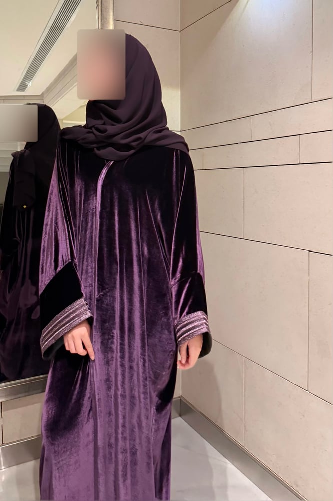 Quarter Bisht – French Purple Silk Velvet with Purple Zari