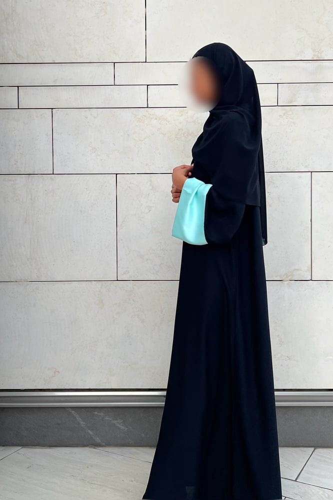 Two-tone -Black &  tiffany blue