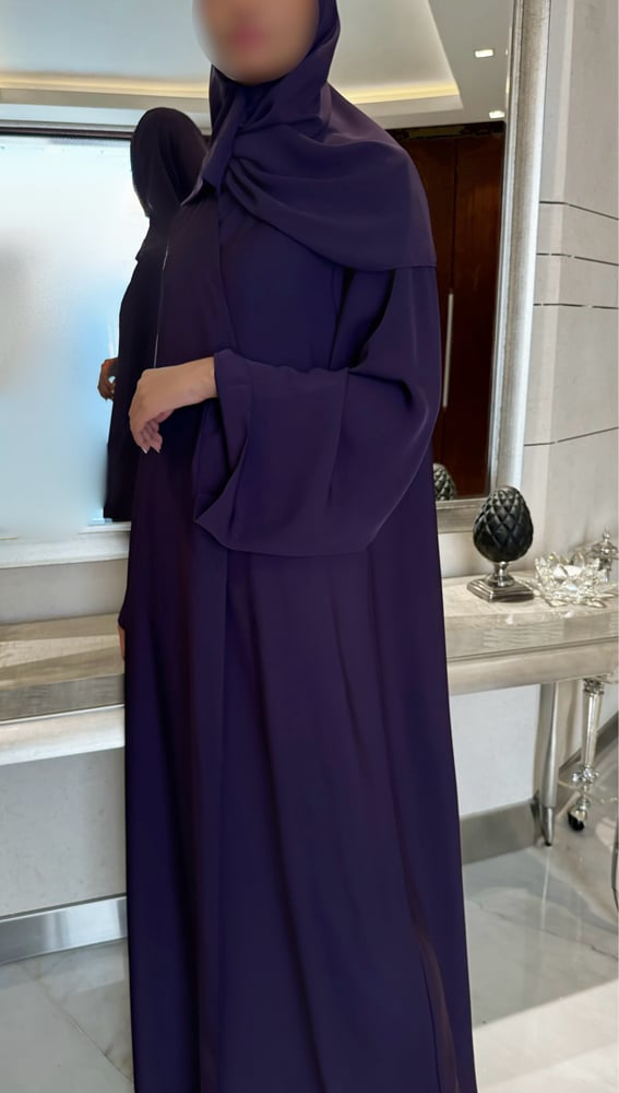 A line Purple Abaya