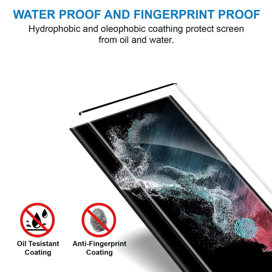 [2 pieces] Samsung Galaxy S22 Ultra 6.8 inch screen protection guard