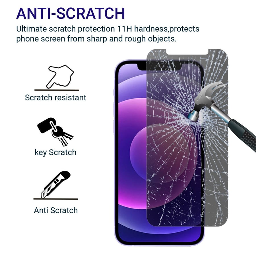 شاشة حماية ايفون 12 برو max ضد الكسر