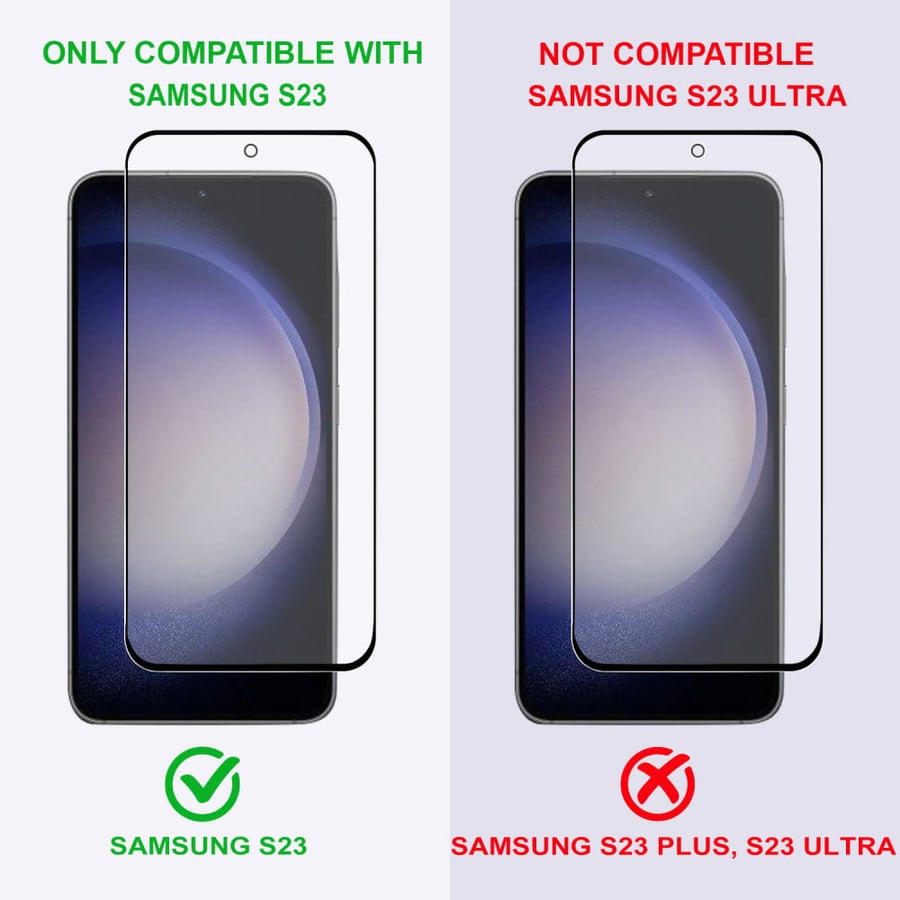 [2 pieces] Samsung Galaxy S23 screen protection protector for 6.1-inch phone