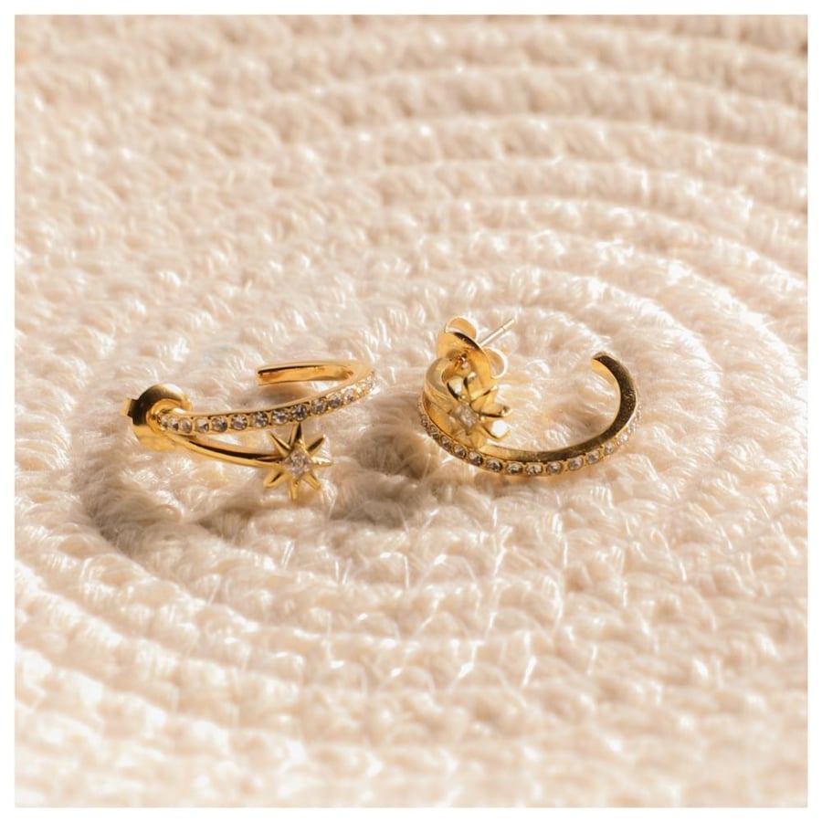 C Star earrings