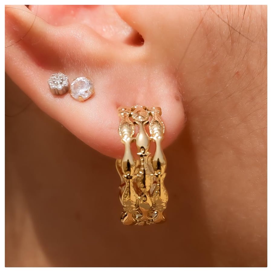Lace hoops