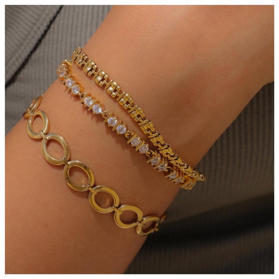 Leaf chain bracelet