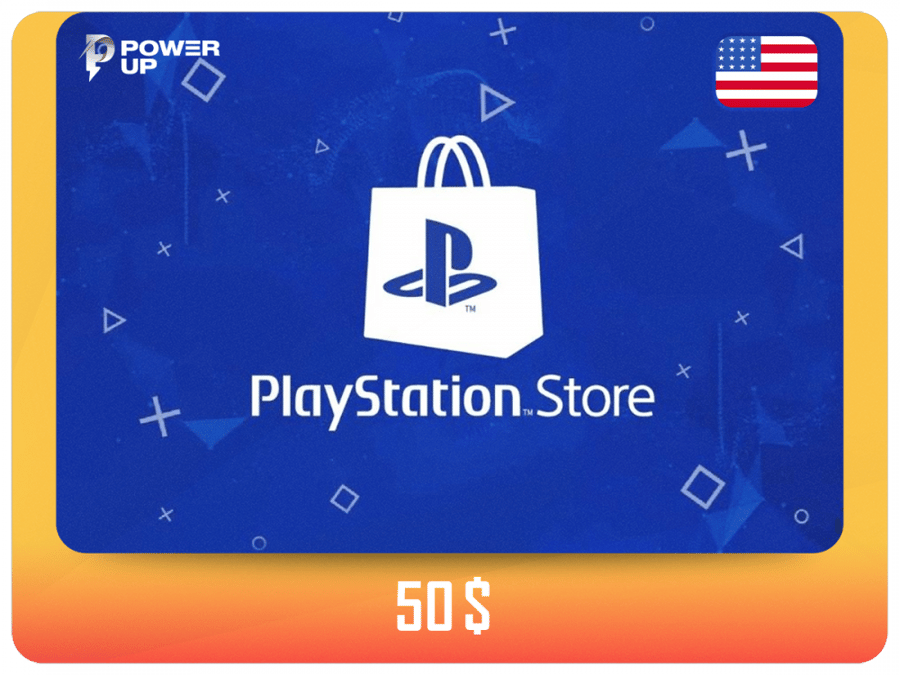 بطاقة PSN بلايستيشن 50$ - أمريكي