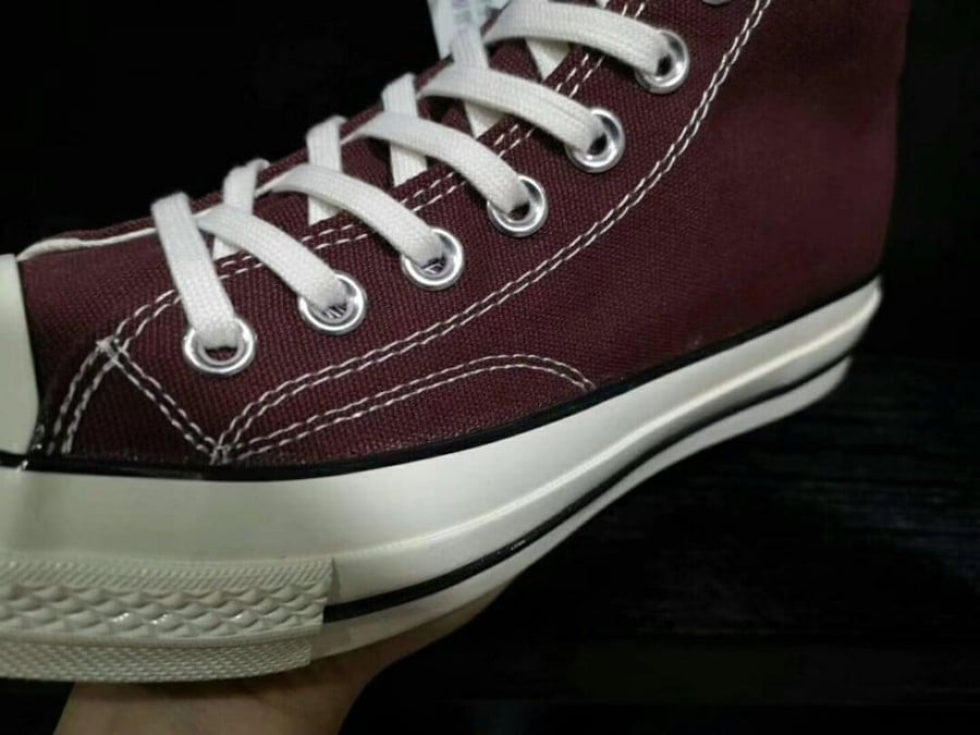 Converse CHUCK 70 HI DARK BURGUNDY Black