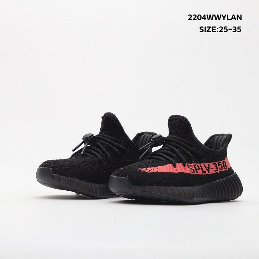 Yeezy Boost 350 V2 dazzling red Kids اطفال