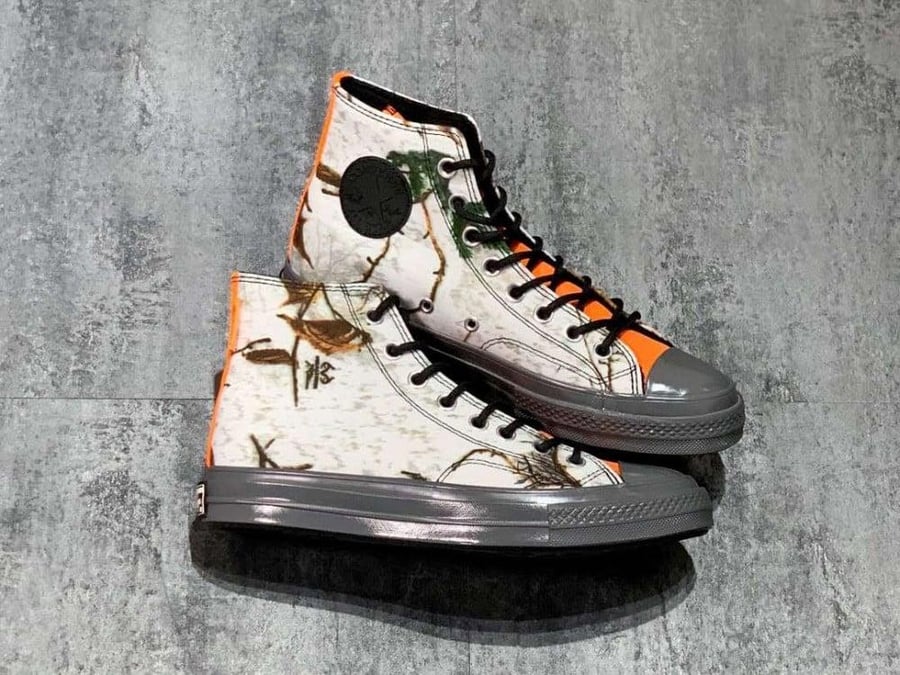 Converse Realtree x Chuck 70 GTX High 'White' White/Flash Orange/Egret