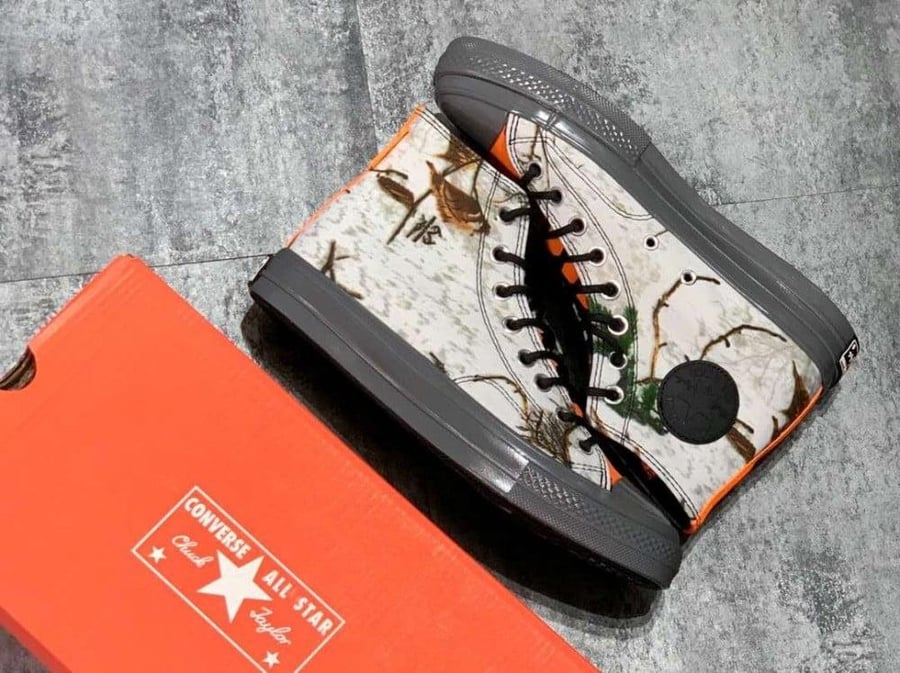 Converse Realtree x Chuck 70 GTX High 'White' White/Flash Orange/Egret