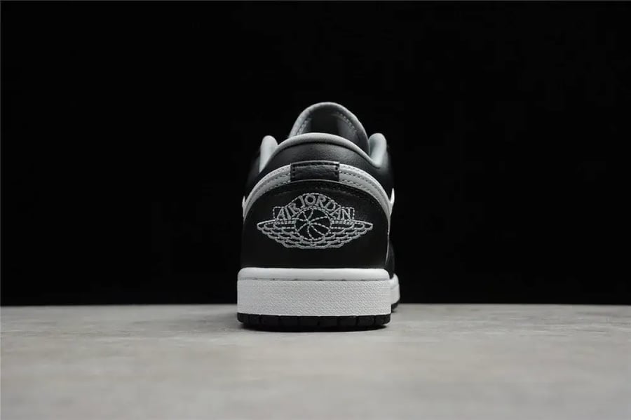 Air Jordan 1 low black GREY/WHITE