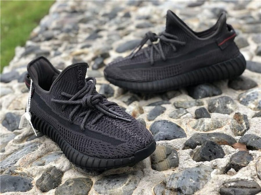 Yeezy Boost 350 V2 'Black' Non-reflective | بلاك حبال عاكسة