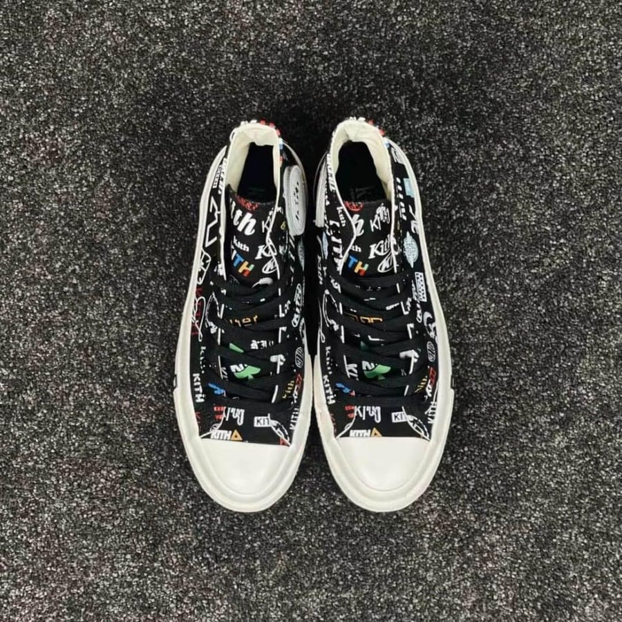 Converse x Kith Chuck 70 Hi sneakers "Black"