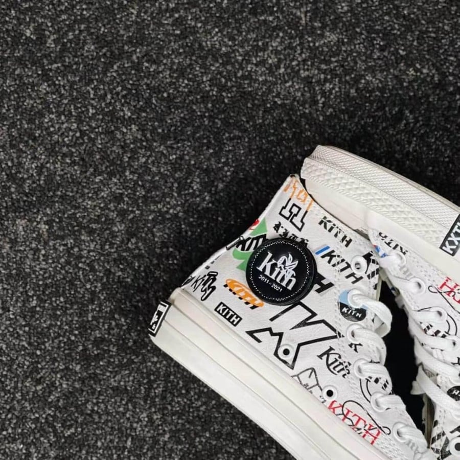 Converse x Kith Chuck 70 Hi sneakers "Black"
