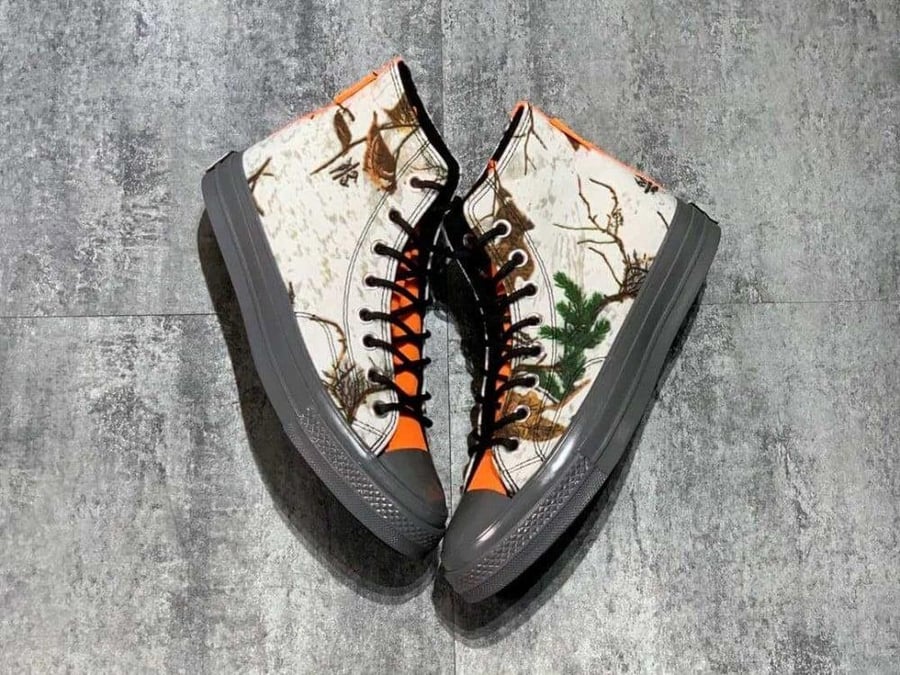 Converse Realtree x Chuck 70 GTX High 'White' White/Flash Orange/Egret