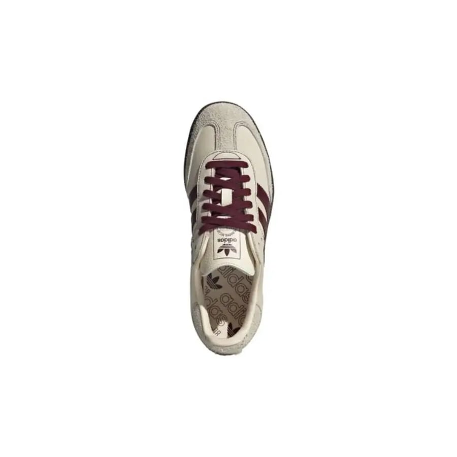 حذاء اديداس سامبا أبيض عاجي مارون – adidas Samba