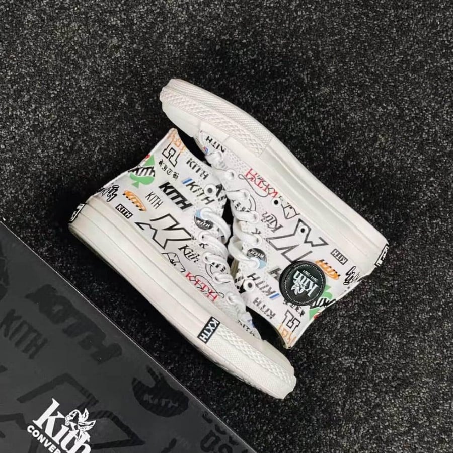 Converse x Kith Chuck 70 Hi sneakers "Black"