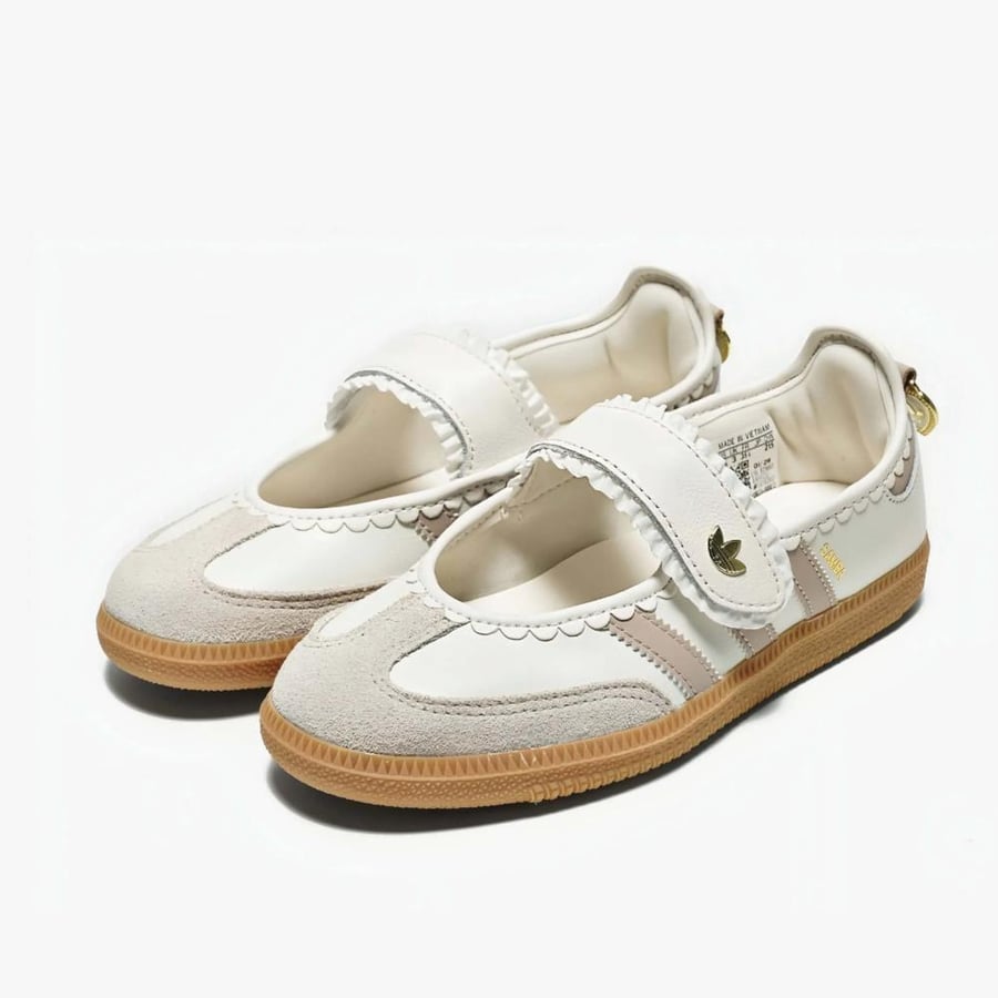 adidas Samba Jane Ruffle Pack White Pink Gum
