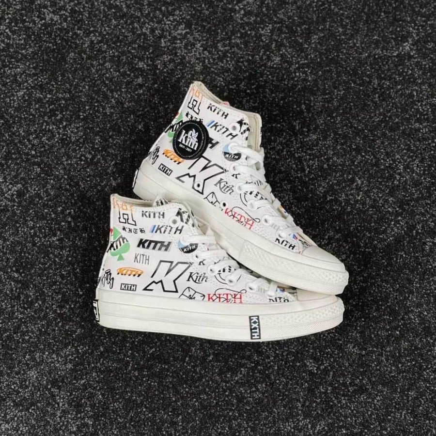 Converse x Kith Chuck 70 Hi sneakers "Black"