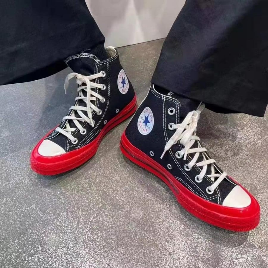 Converse Comme des Garçons Play x Chuck 70 High 'Black Red'
