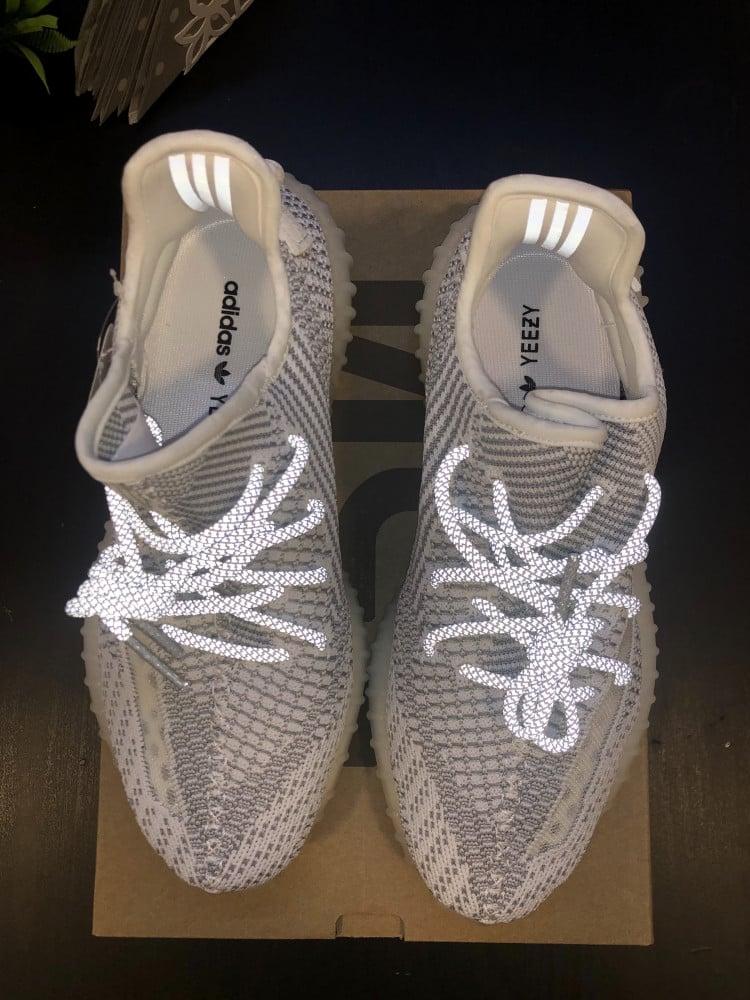 Yeezy Boost 350 V2 'Static' - Non-reflective | ستاتيك حبال عاكسة