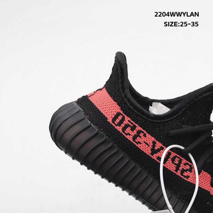 Yeezy Boost 350 V2 dazzling red Kids اطفال
