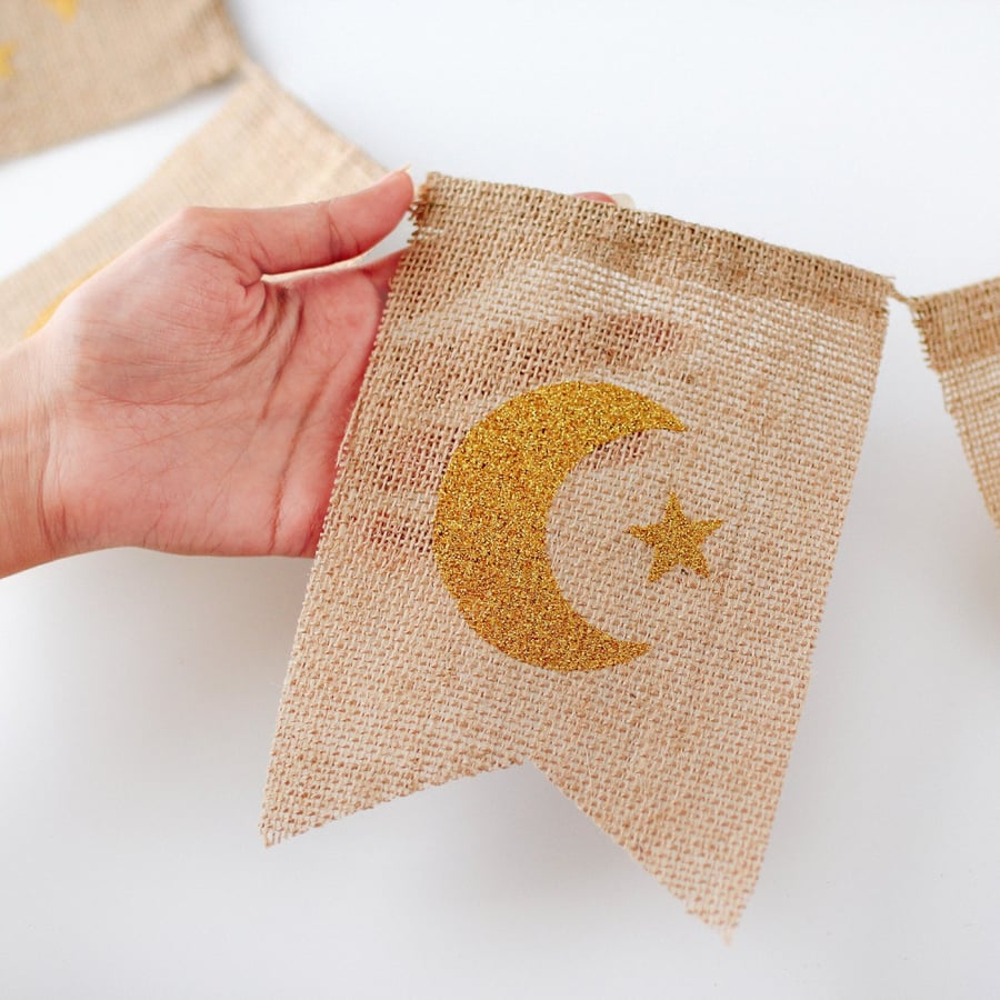 زينة خيش هلال رمضان تجهيزات 2022 أفكار ديكور رمضان توزيعات عيديات