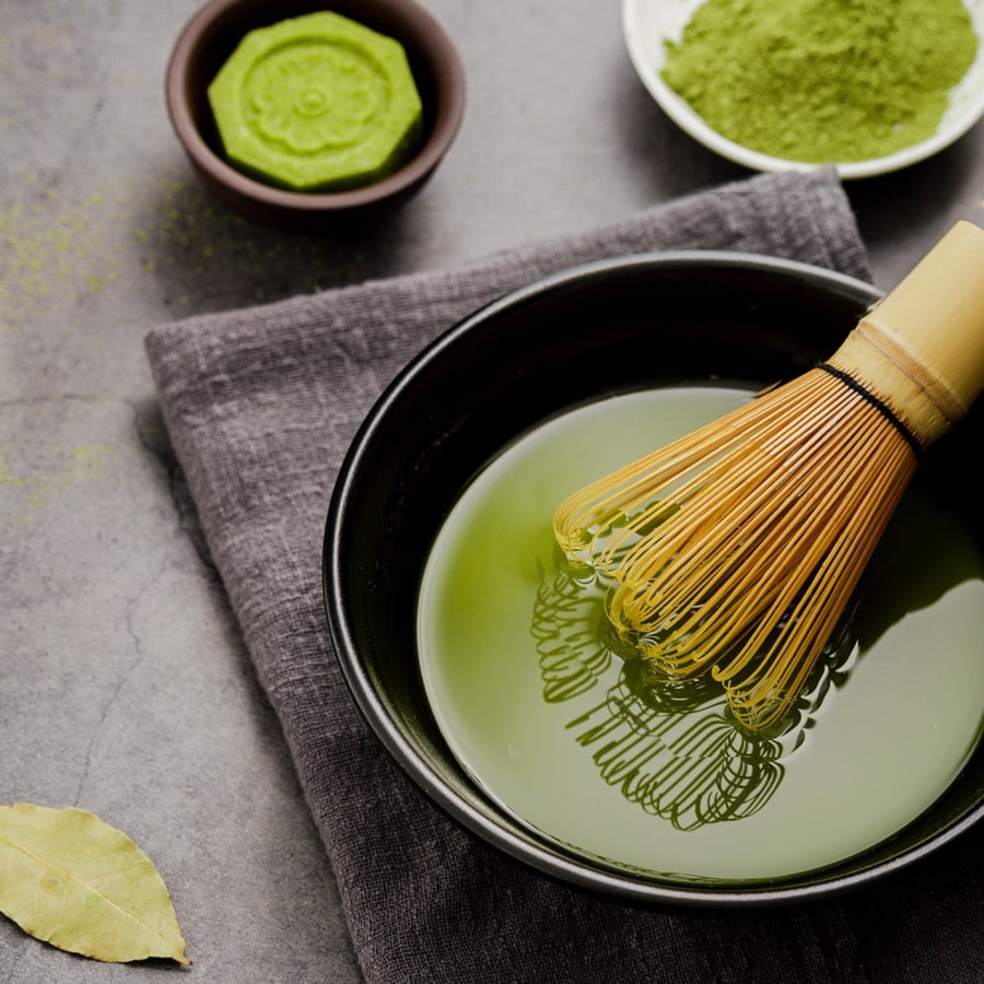 خفاقة الماتشا أدوات الماتشا Bamboo Whisk Chasen طريقة تحضير الماتشا