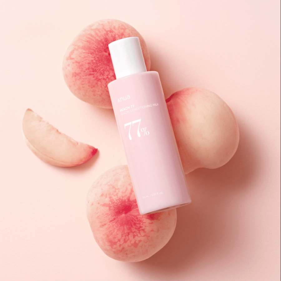 Moisturizing milk with peach 77% niacin from Anwa - 150ml