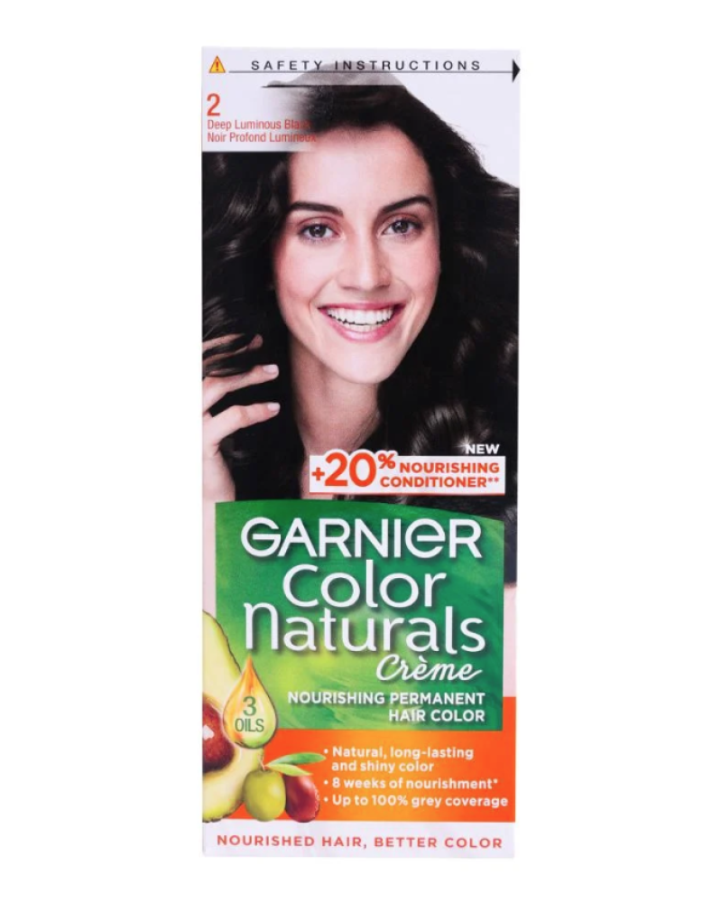 Garnier Color Naturals hair dye - Deep shiny black 2.0