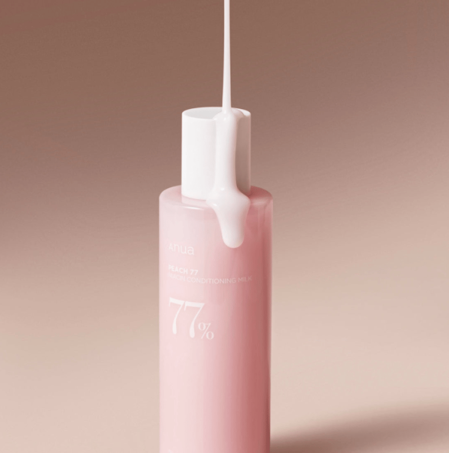 Moisturizing milk with peach 77% niacin from Anwa - 150ml