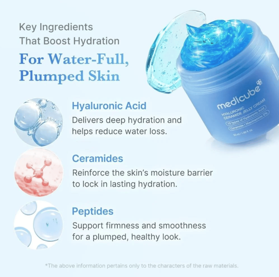 Hydrating gel cream with hyaluronic acid and ceramide from Mediheal - 50ml