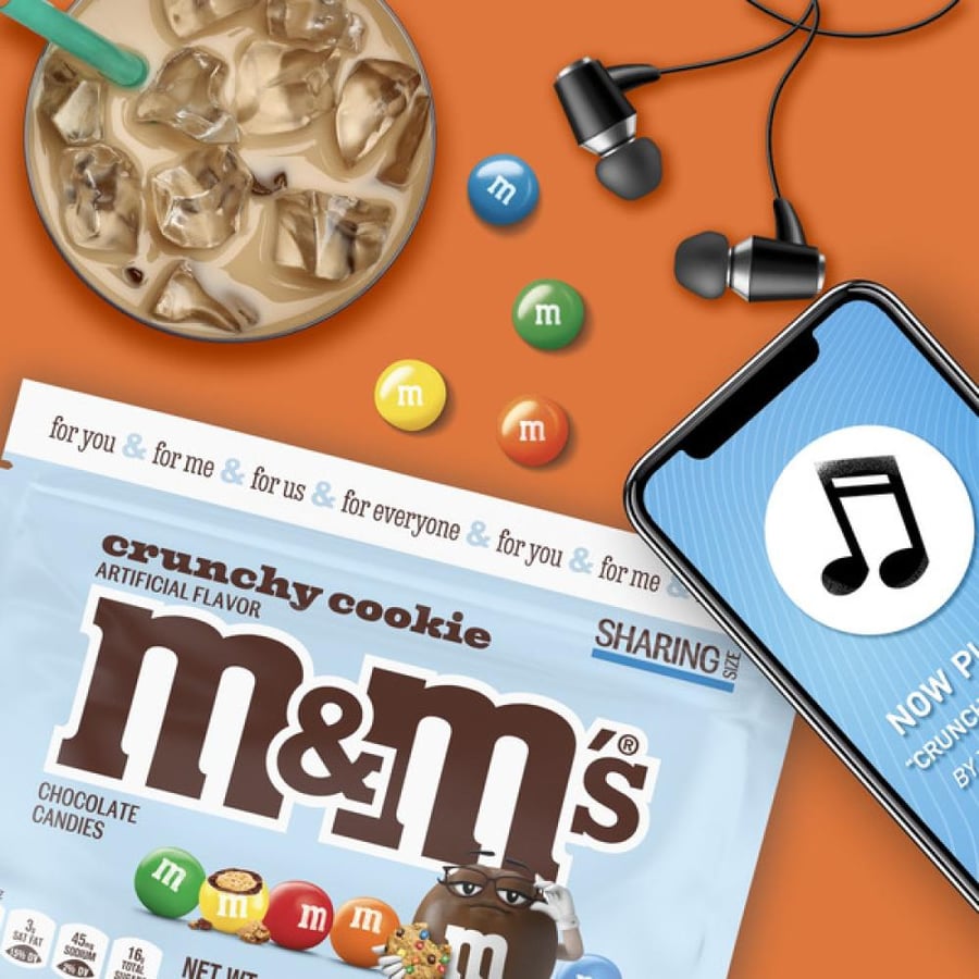 M&m بنكهه الكرنشي كوكيز ( منتج حصري )
