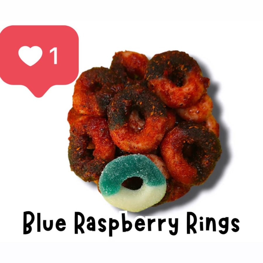 Blueberry rings with our special Mexican sauce (sweet and sour and spicy sauce) 150g (Mexican product)